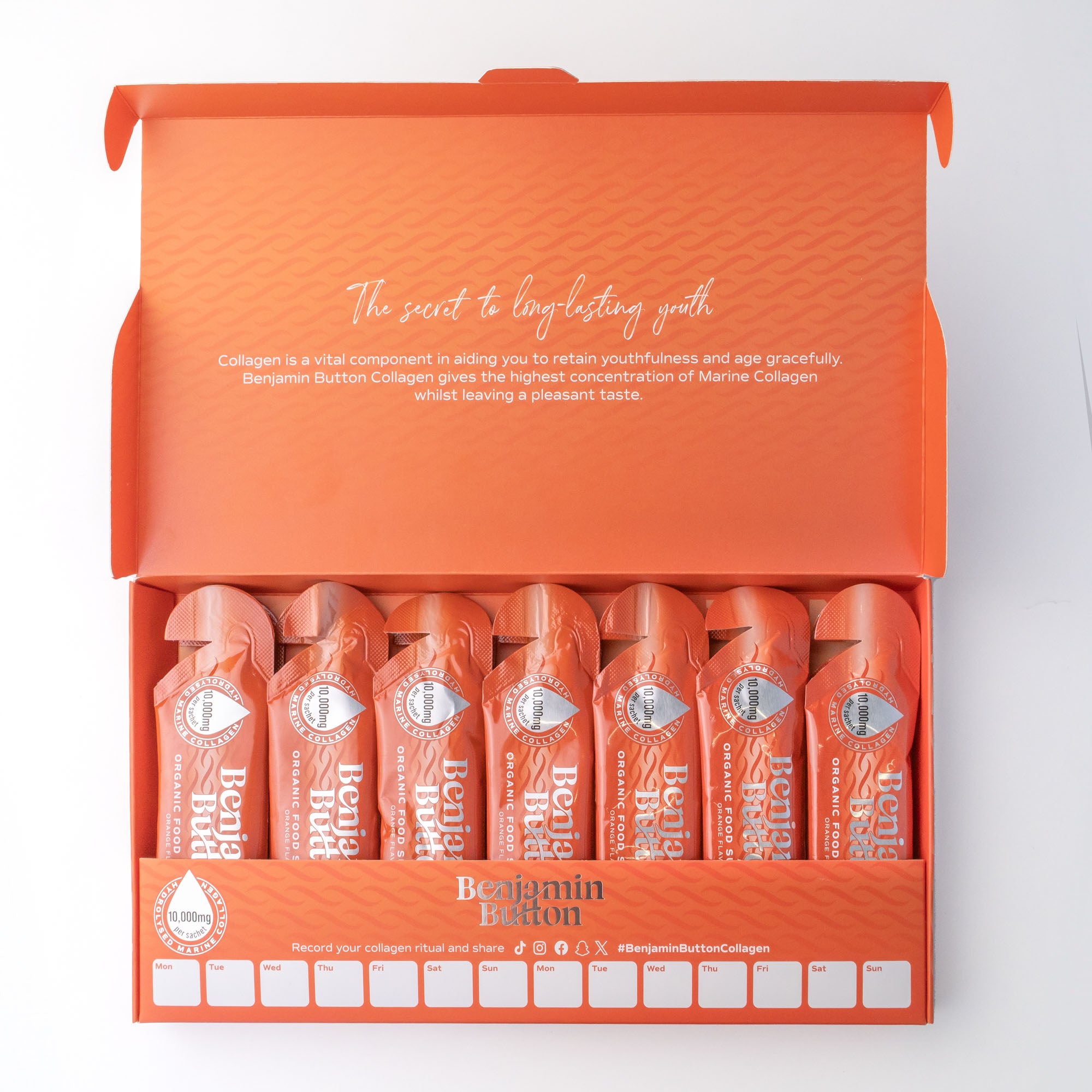 28x Sachets Líquidos de Colágeno Marino Naranja 12,000mg